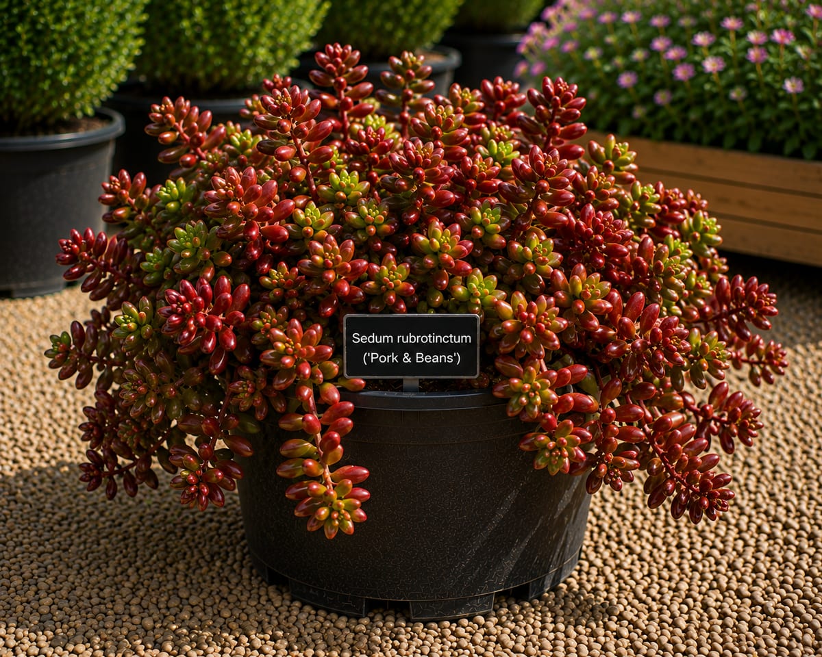 Sedum rubrotinctum ('Pork & Beans')